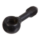 Whites Brake - 11mm (7/16) Banjo - Straight - Steel Black