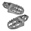Zeta Aluminium Footpegs Stark VARG - Titanium Colour