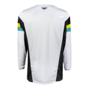 FLY Racing Kinetic Prix Jersey - White / Black / Hi-Vis