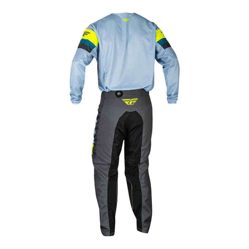 FLY Racing Kinetic Prix Pants - Ice Grey / Charcoal / Hi-Vis