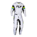 FLY Racing Kinetic Prix Pants - White / Black / Hi-Vis