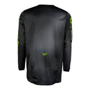 FLY Racing Youth Kinetic Jersey - Charcoal / Neon Green / True Blue