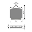 GOLDfren Brake Pads - S3 Sintered Sports