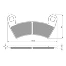 GOLDfren Brake Pads - K5 Off-Road Racing