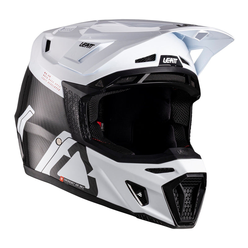 Leatt 2026 9.5 Helmet Kit - Carbon / White
