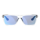 Leatt TheViz Sierra Sunglasses - Silver / Blue Polarized Blue 14 VLT