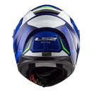 LS2 FF320 Stream Evo Axis Helmet - White / Blue