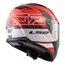 LS2 FF320 Stream Evo Kub Helmet - Black / Red