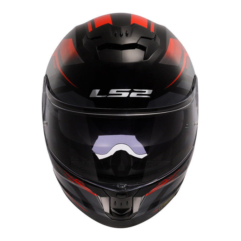 LS2 FF808 Stream II Fury - Black / Red 06