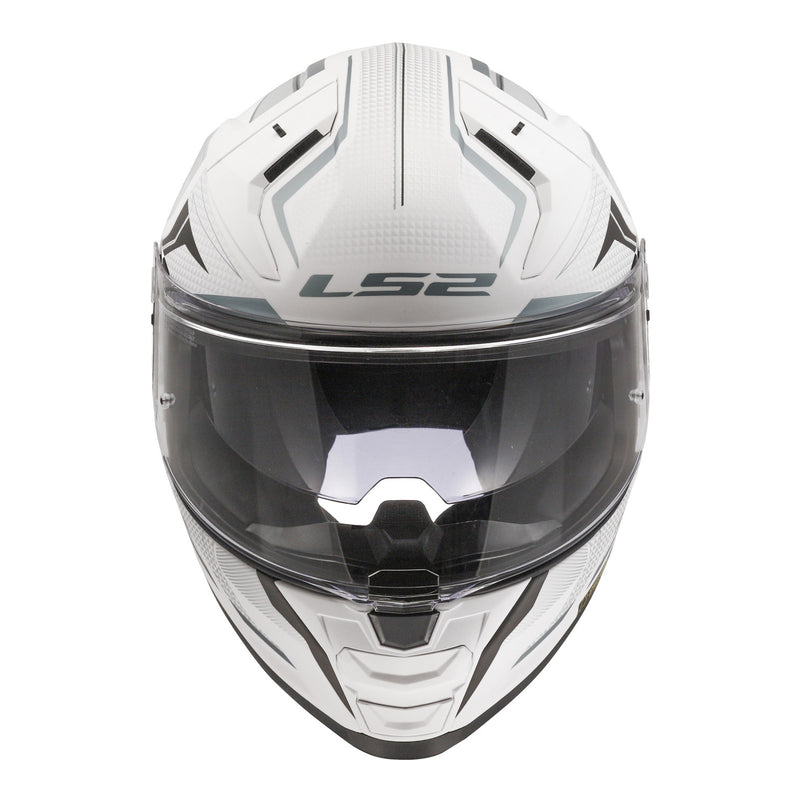 LS2 FF811 Vector II Alizer - Matte White / Silver 06