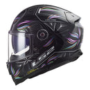 LS2 FF811 Vector II Tropical Helmet - Black / White