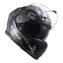 LS2 FF811 Vector II Tropical Helmet - Black / White