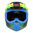 LS2 MX706J COZ Junior Helmet - Chromatic Black / Hi-Vis Pink 06