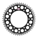 Renthal Sprocket Twinring Black 50T Bi-metal Grooved Packaged