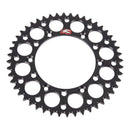 Renthal Sprocket Rear Black 48T Alloy 7075 T6 Grooved