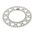 Renthal Sprocket Rear Silver 45T Alloy 7075 T6 Grooved