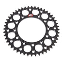 Renthal Sprocket Rear Black 48T Alloy 7075 T6 Grooved