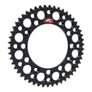 Renthal Rear Sprocket - Black 50T Alloy 7075-T6 Grooved