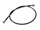 Galfer - Stainless braided brake line - Black - 25" Straight fitting