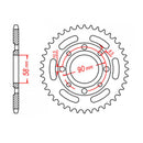 Sprocket Kit Honda XR200 (4 Stud) - 520H 12/50