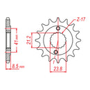 MTX 1322 Steel Front Sprocket