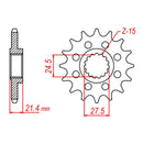 MTX 37600 Steel Front Sprocket