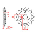 MTX 438 Steel Front Sprocket