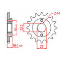 MTX 736 Steel Front Sprocket