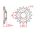 MTX 516 Steel Front Sprocket