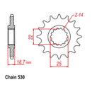 MTX 52900 Steel Front Sprocket