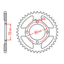 MTX 264 Steel Rear Sprocket