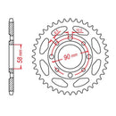 MTX 269 Steel Rear Sprocket