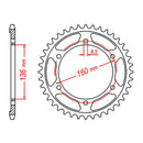 MTX 005 Steel Rear Sprocket