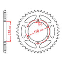 MTX 305 Steel Rear Sprocket