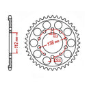 MTX 1303 Steel Rear Sprocket