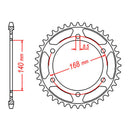 MTX 006 Steel Rear Sprocket