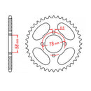 MTX 810 Steel Rear Sprocket