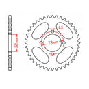 MTX 810 Steel Rear Sprocket
