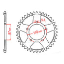 MTX 829 Steel Rear Sprocket
