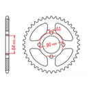MTX 834 Steel Rear Sprocket