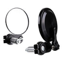 Whites Handlebar Bar End Mirrors Pair - Hinged - Black