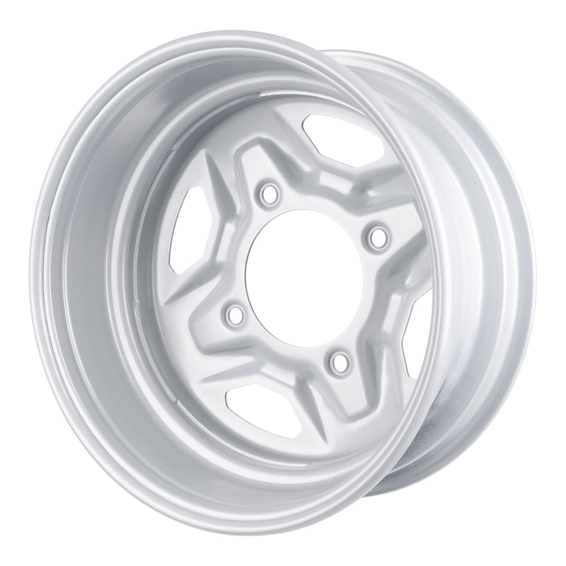 Whites ATV/UTV Steel Rim 14x6 Polaris Front 4/156 +40.2 - Silver